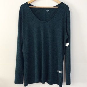 a.n.a. | V neck Long Sleeve Top XXL